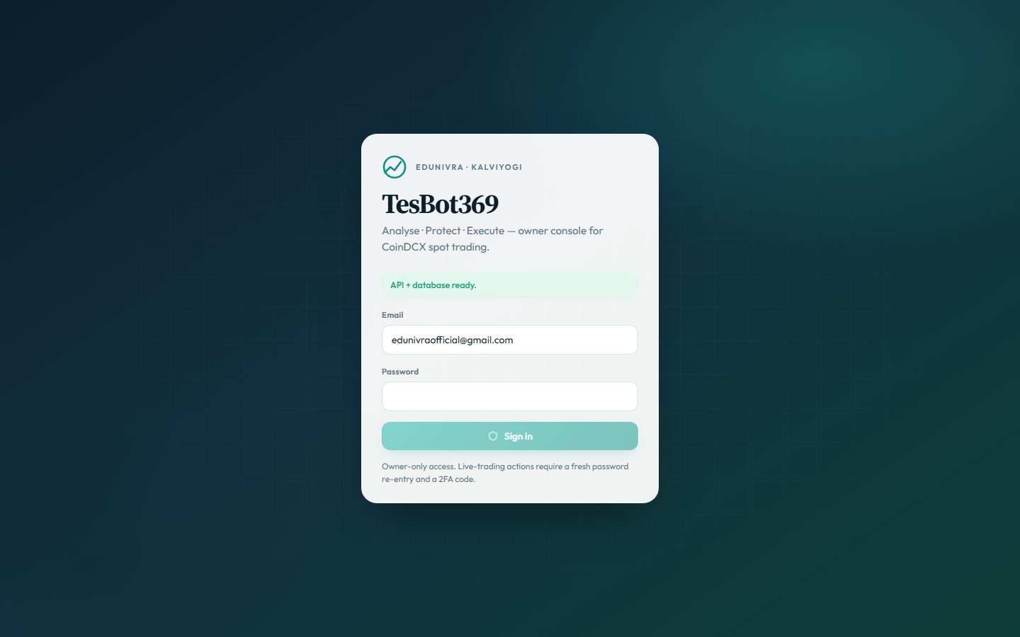 TesBot369 original front page