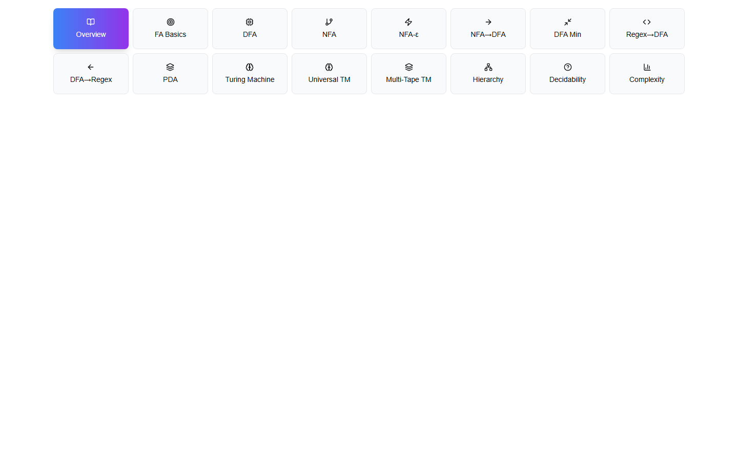 TOC original website preview