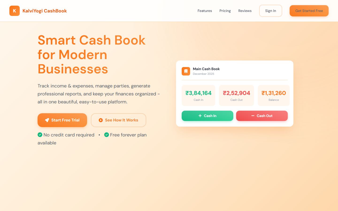 YogiChain Cash original website preview